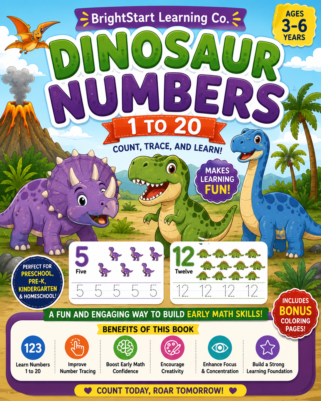 Learning Number with Dinosaur